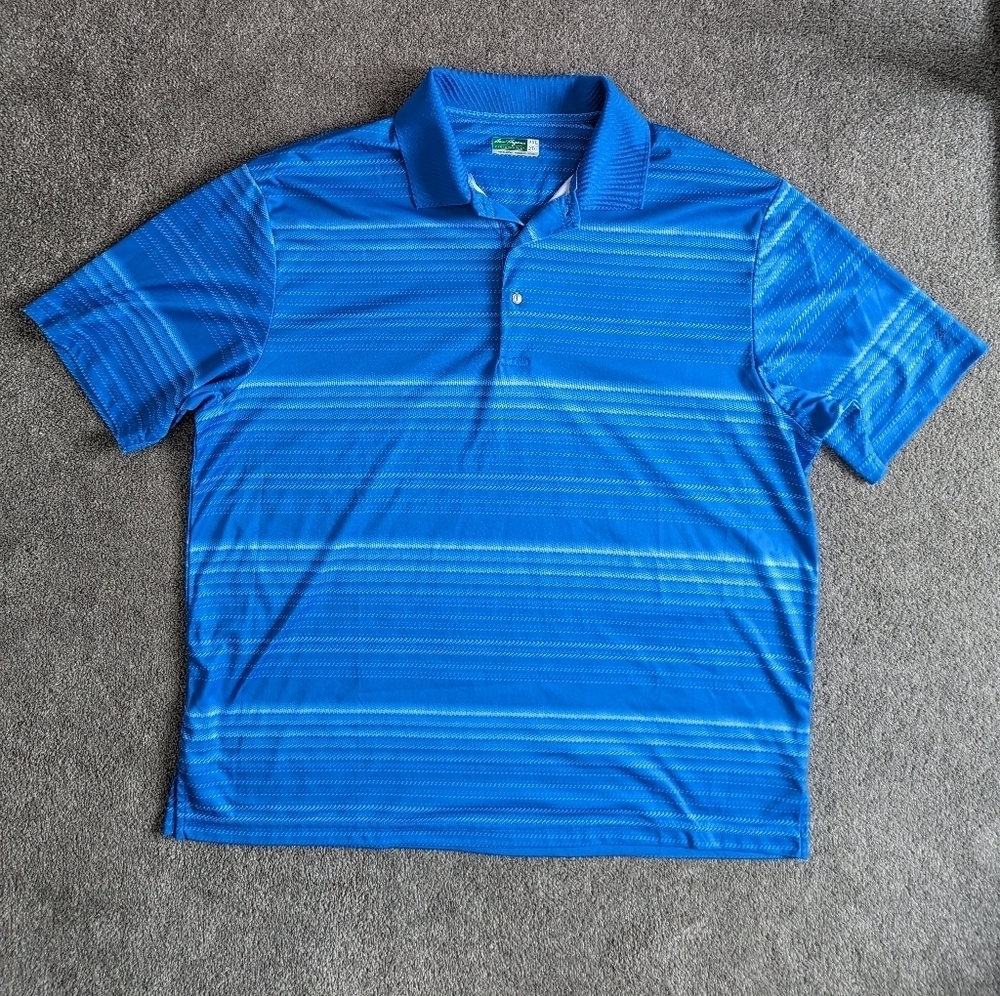 Ben Hogan blue golf polo t-shirt men's 2XLarge